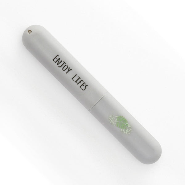 1 Pcs Portable Toothbrush Cover Holder Fashion Plastic Dustproof Wheat Straw Portable Travel Toothbrush Box Travel Accessories